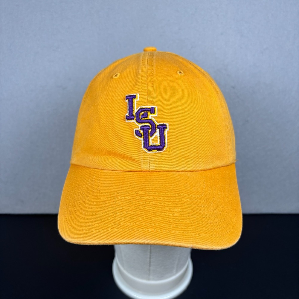 LSU Tigers '47 Brand Clean Up Hat Yellow Adjustable Baseball Cap Purple Logo